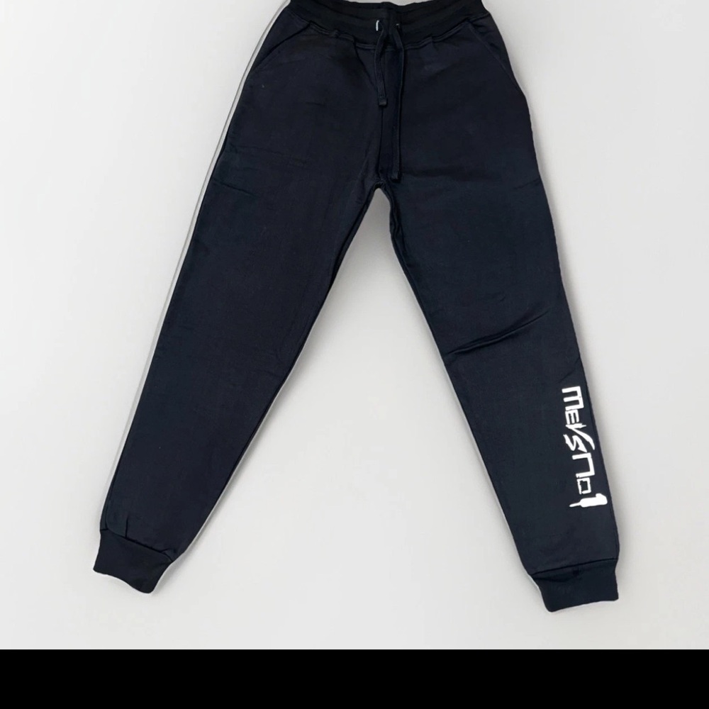Graphic Comfort Black Joggers Sweatpants